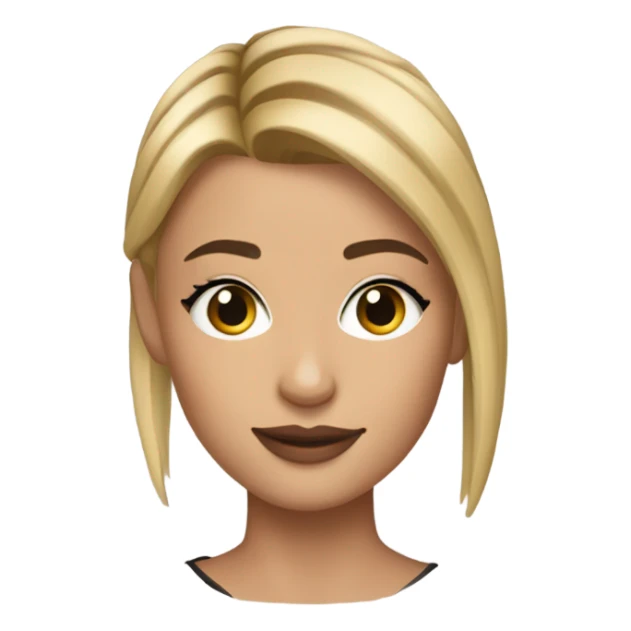 girl with hailey bieber  sticker