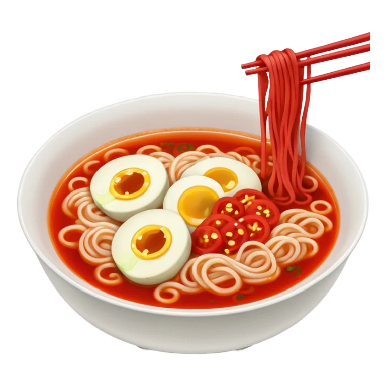 The sun's tomato ramen sticker