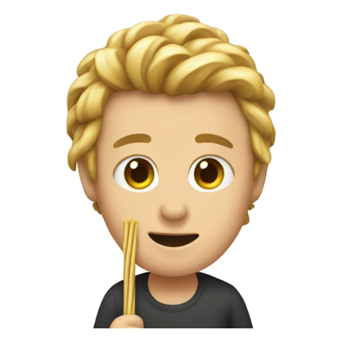 Person handing last straw sticker