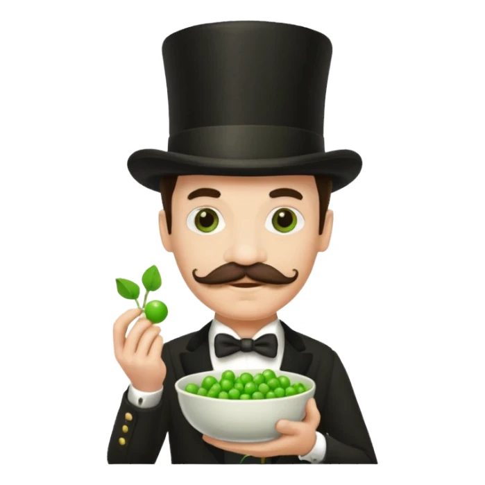 Master of peas sticker