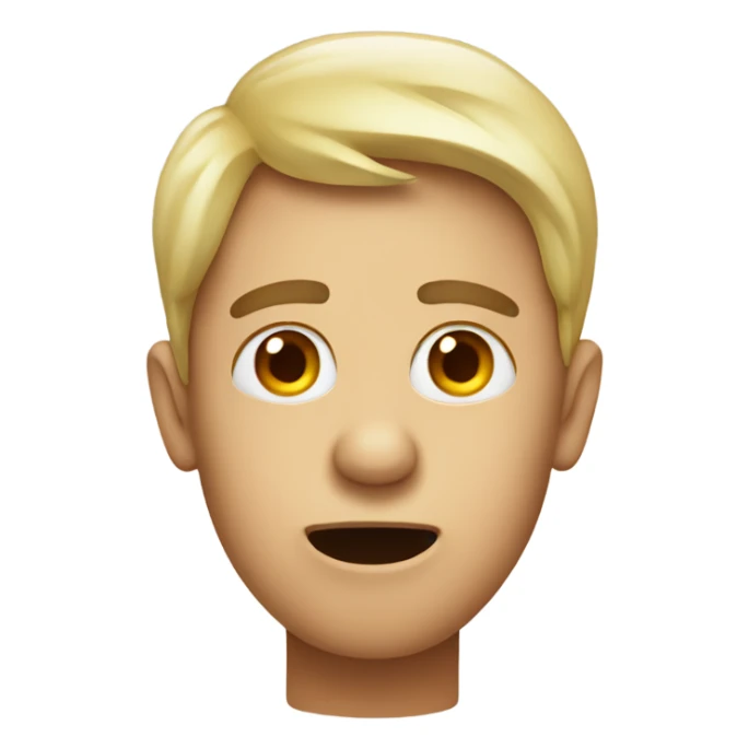 someone with a very dry mouth sticker