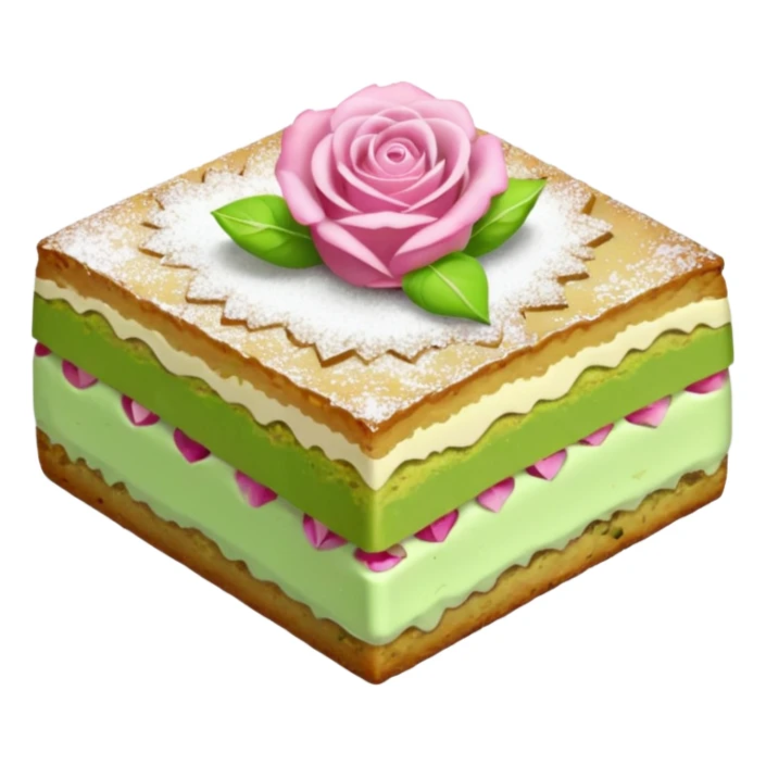 Rose petals pistachio blondie sticker