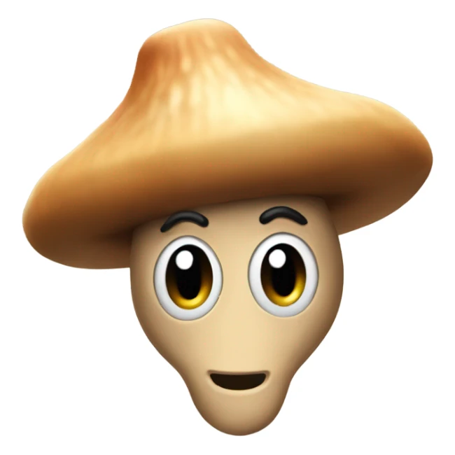 Cowboy mushroom sticker