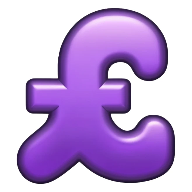 number one purple and black sticker