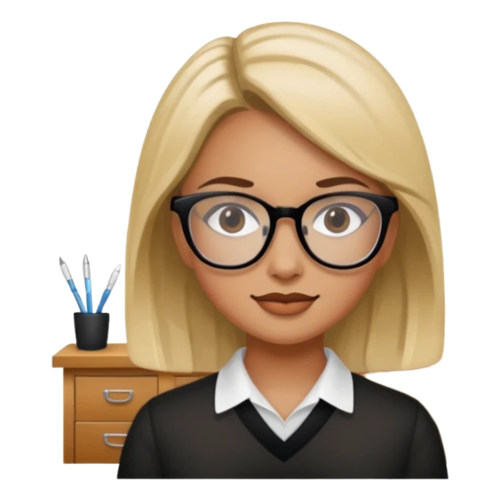 girl expert in interior design sticker