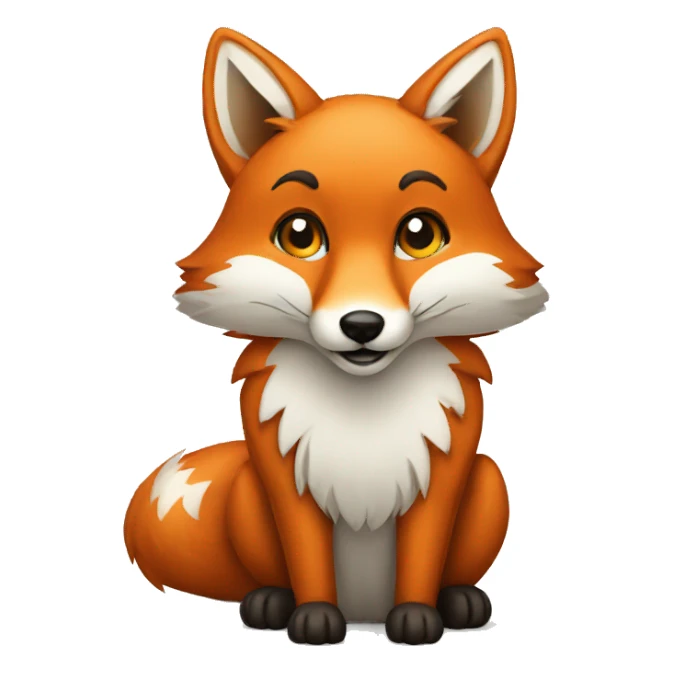 Fox sticker