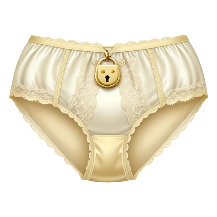 panties with a lock on them sticker