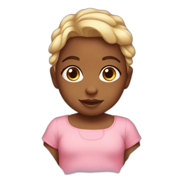 Baby girl hub sticker