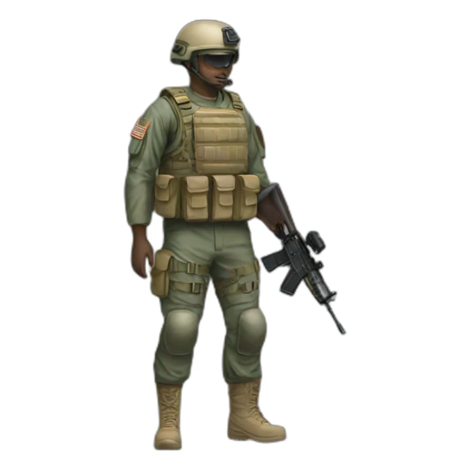 soldier equipment sticker