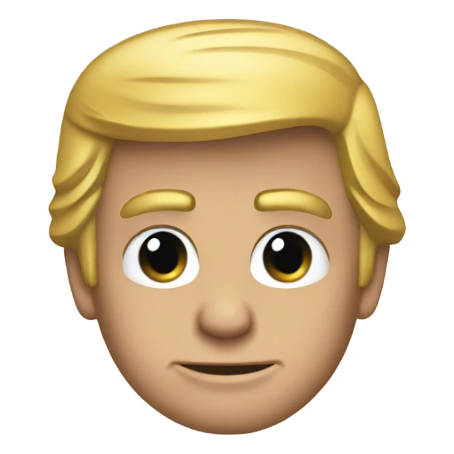 Donald trump with a suit  sticker