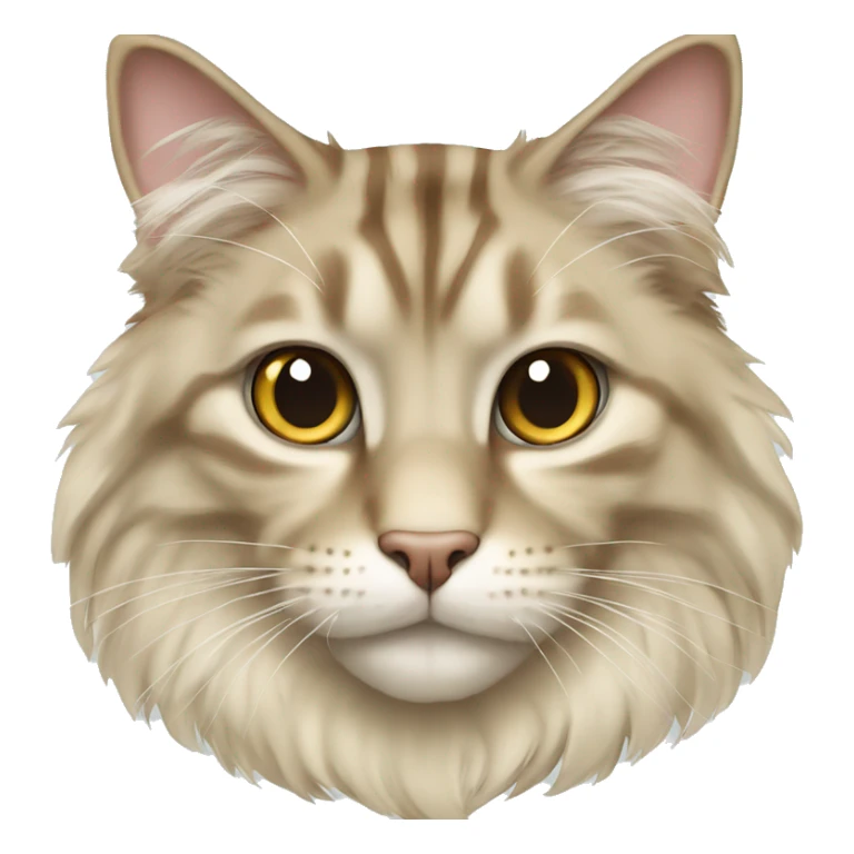Mainecoon cream color sticker