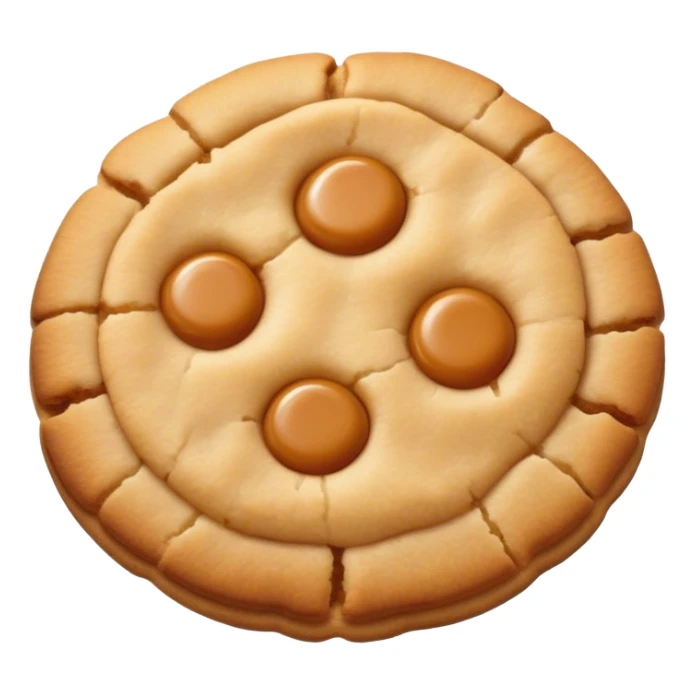 coconut caramel cookie sticker