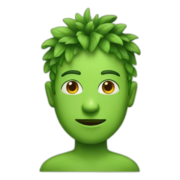 green person sticker