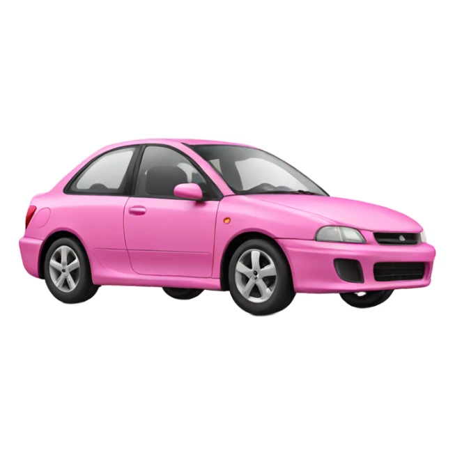 Pink car sticker