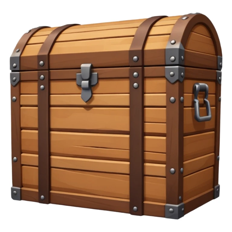 chest brown emoji low poly  sticker