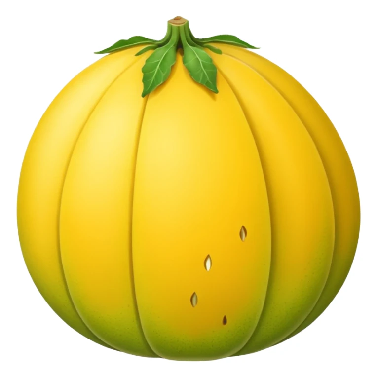 canary melon whole yellow color  sticker