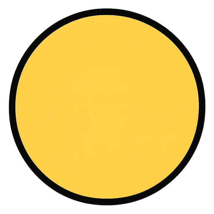 simple circle sticker