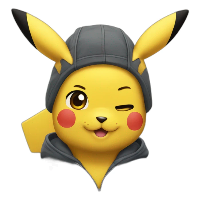 Pikachu emoji sticker