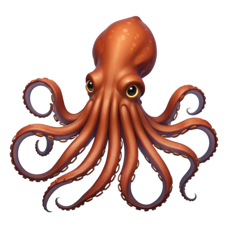 Giant Squid – Huge squid with long curling arms sticker