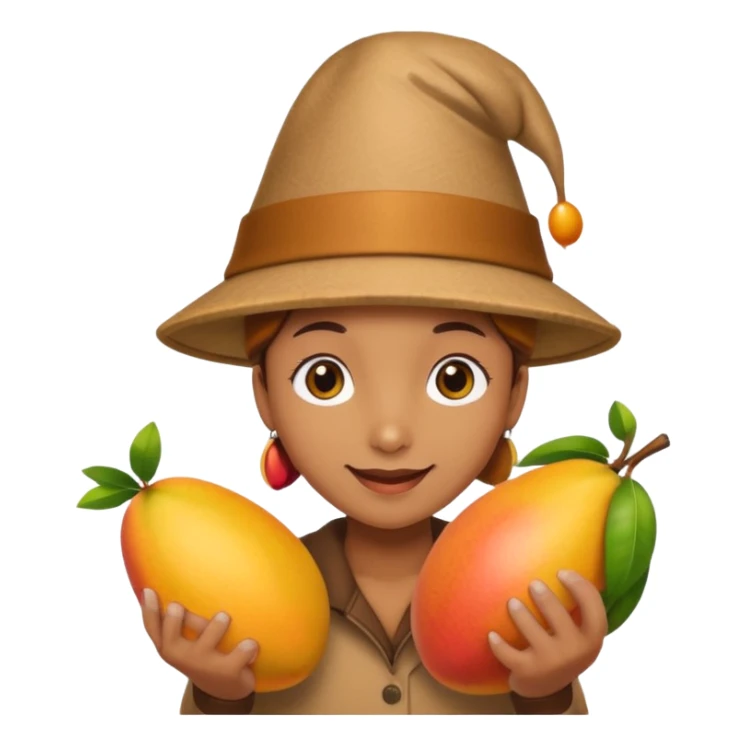 Turkey and a cute happy mango sticker