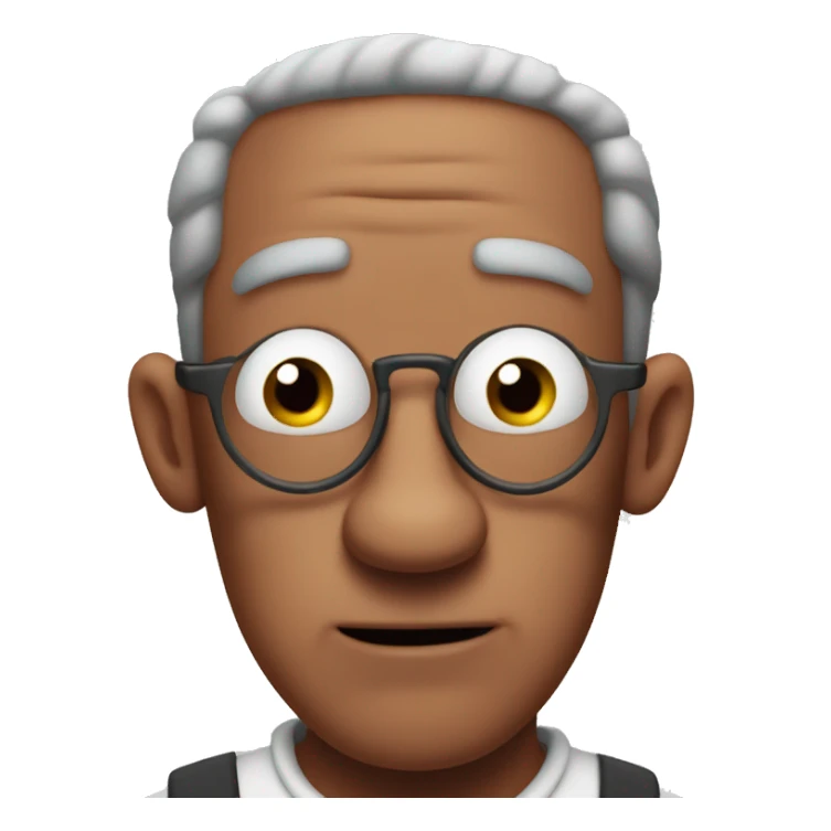 uncle grandpa no smile sticker