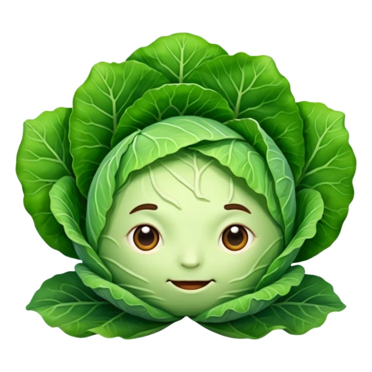head of cabbage sticker