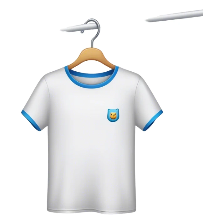 t-shirt on hanger dark sticker