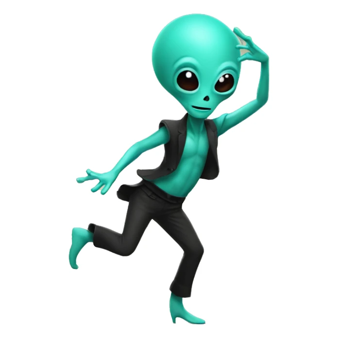 Alien bailando flamenco  sticker