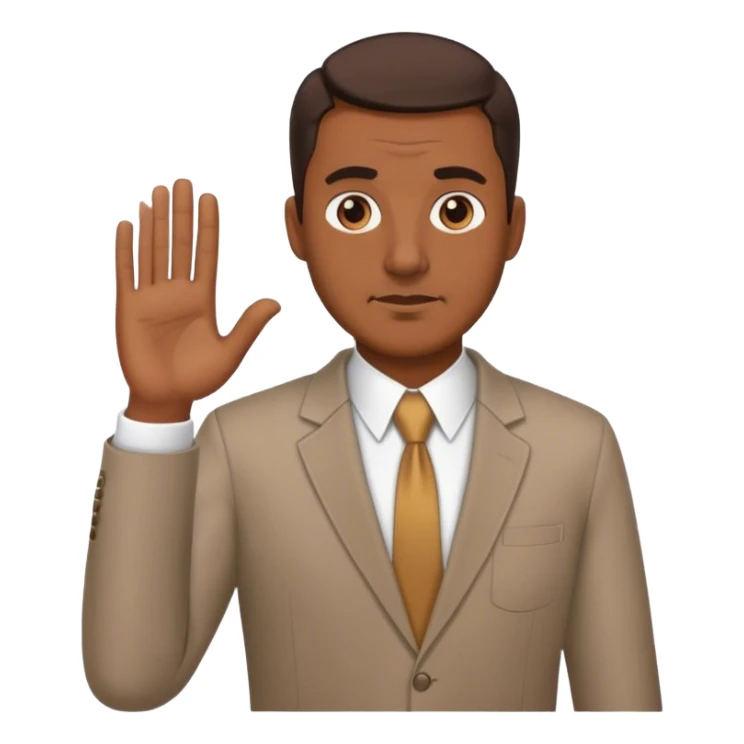 blunt dad with office out fit sticker