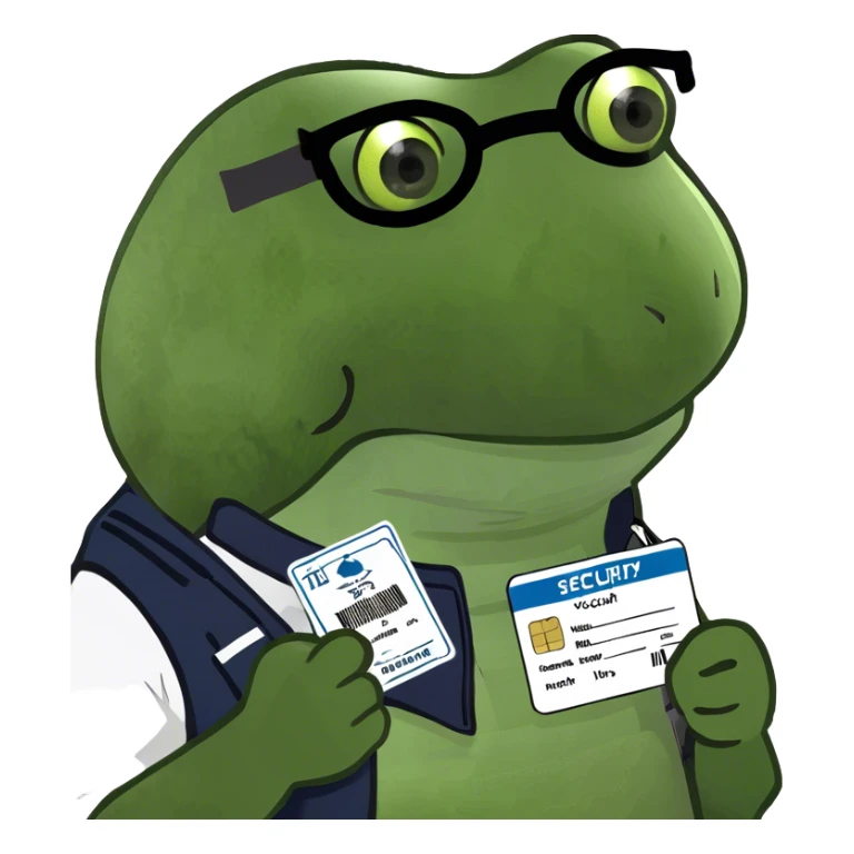 bouncer checking an id sticker