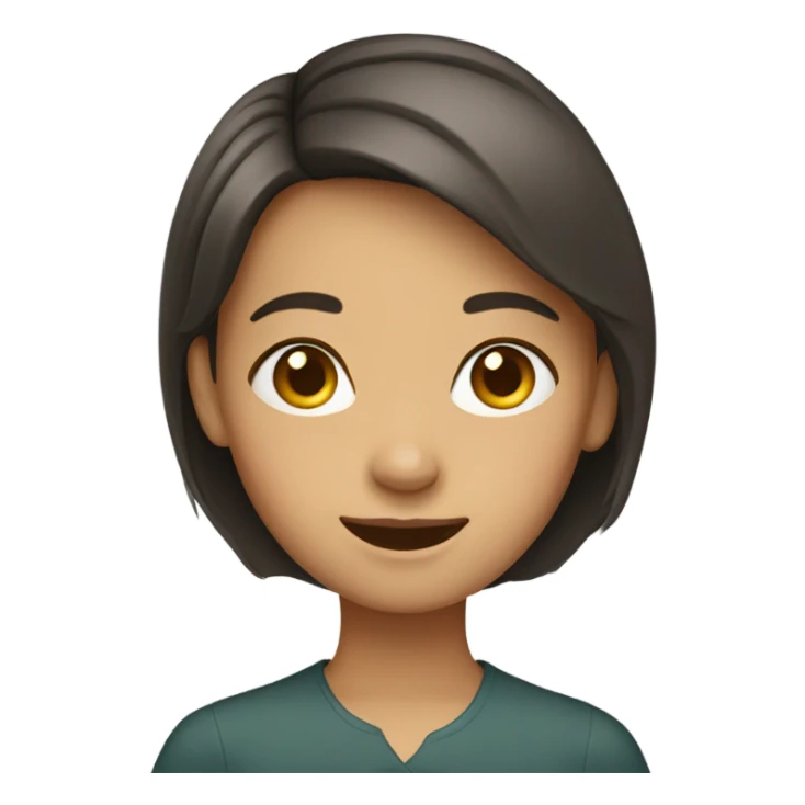 Girl with hearing aids sticker