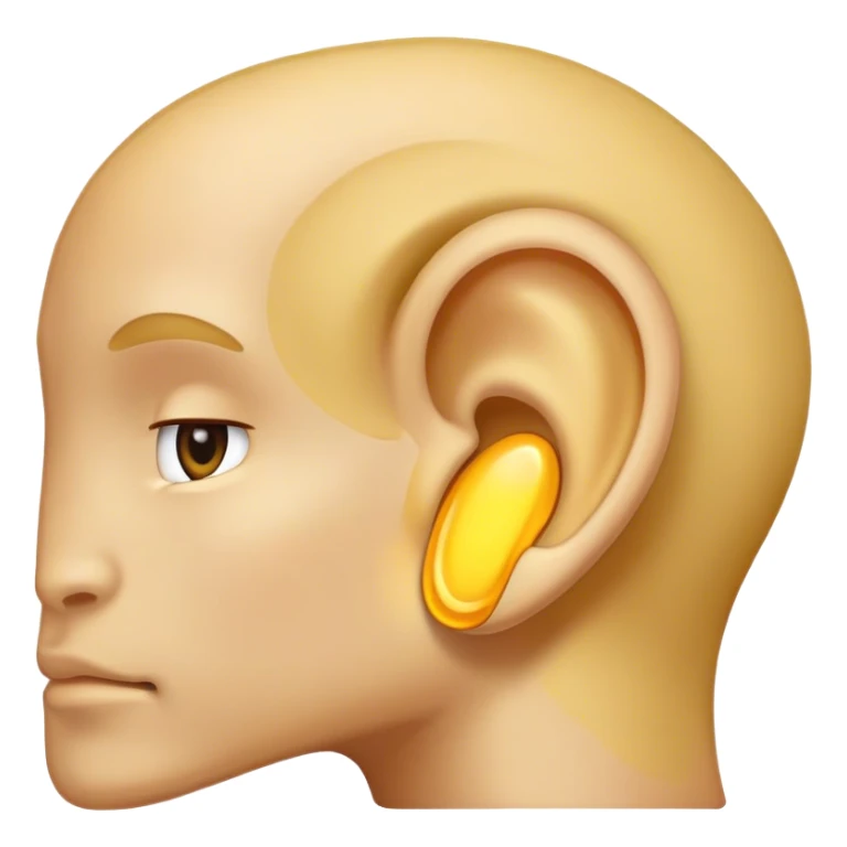 yellow ear sticker