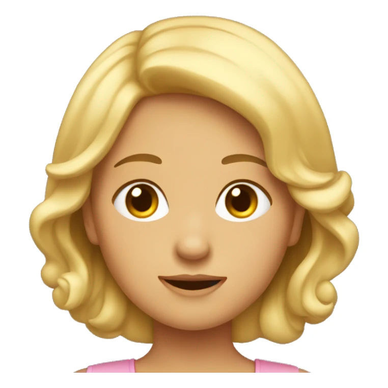 Tete de fille sticker