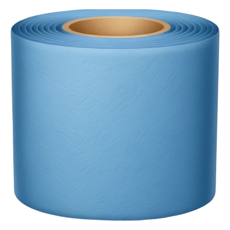 A roll of blue wallpaper  sticker
