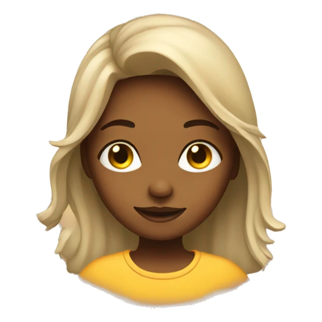 girl with sun sticker