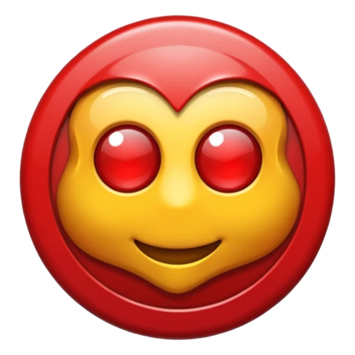 icono de ubicacion color rojo sticker