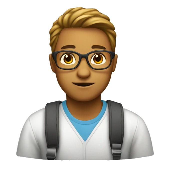 A person who is studying  sticker