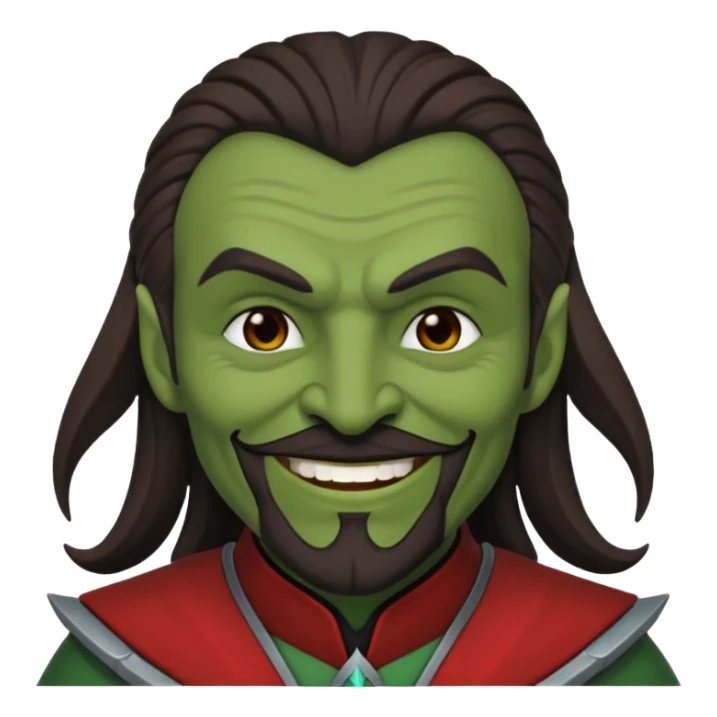 😏 this emoji but as a klingon sticker