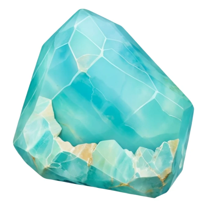peruvian opal gemstone raw crystal mineral detailed sticker