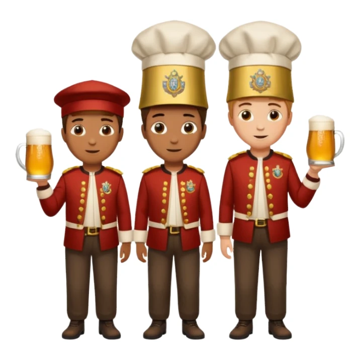 les rois du houblon? ILS SONT 3 GAR9ONS sticker