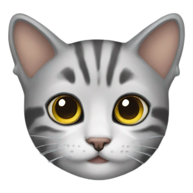 gatito negro sticker