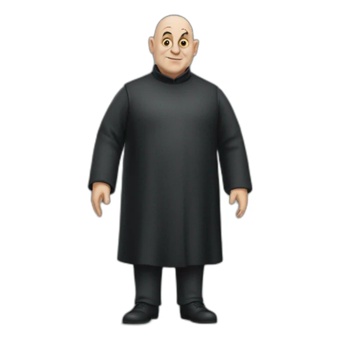 Uncle Fester wearing office outfit sticker