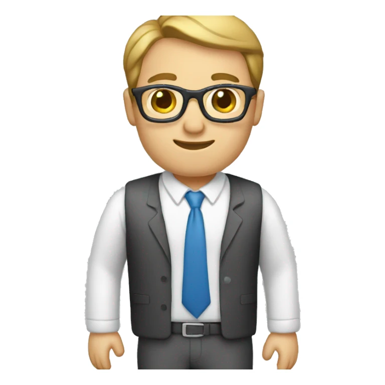 male teacher wearing a lab  sticker