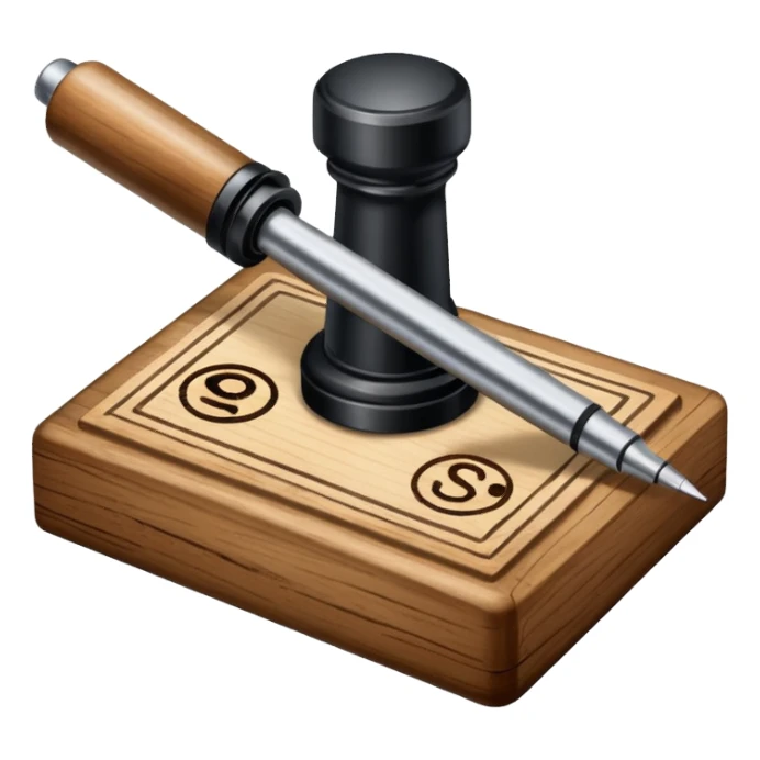 OLDSCHOOL BUSINESS STAMP TOOL sticker