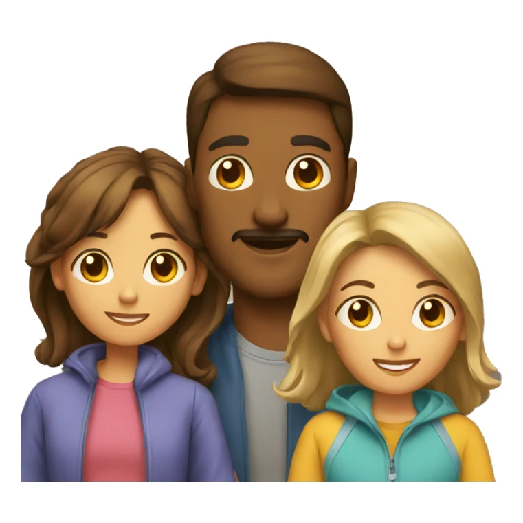 parents and kids sticker