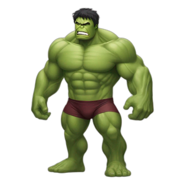 hulk qui embrasse iron man sticker