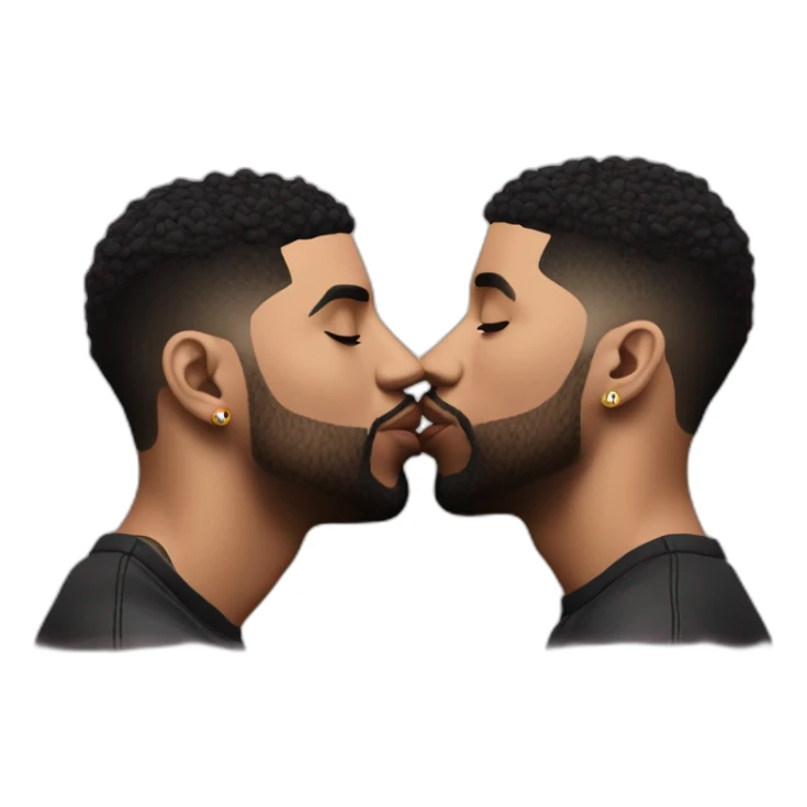drake kissing 21 savage sticker
