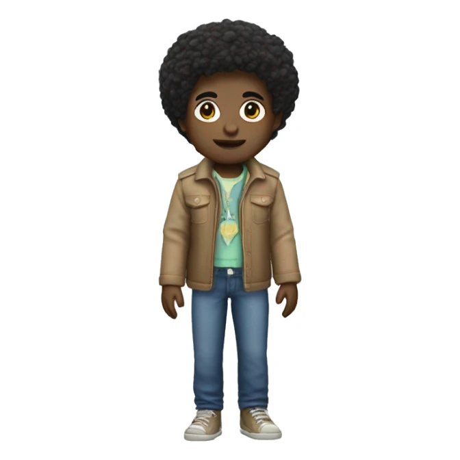 little big world doll from video game sticker