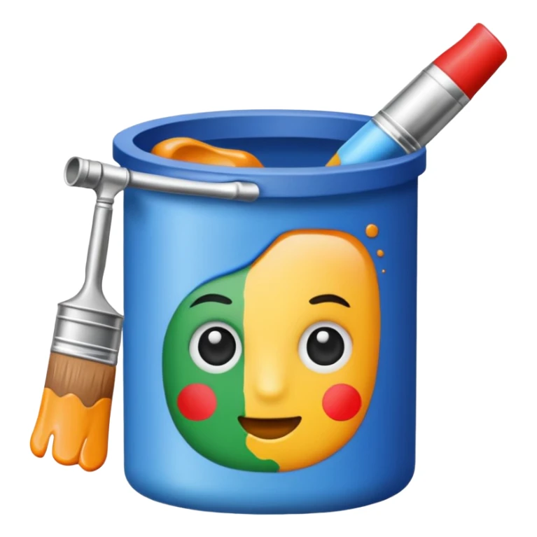 artist paint tube  sticker