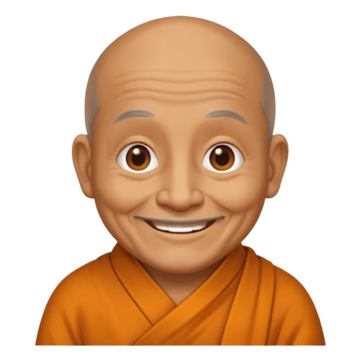 Old monk emoji sticker